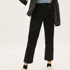 Everlane | The Straight-Leg Crop in Black